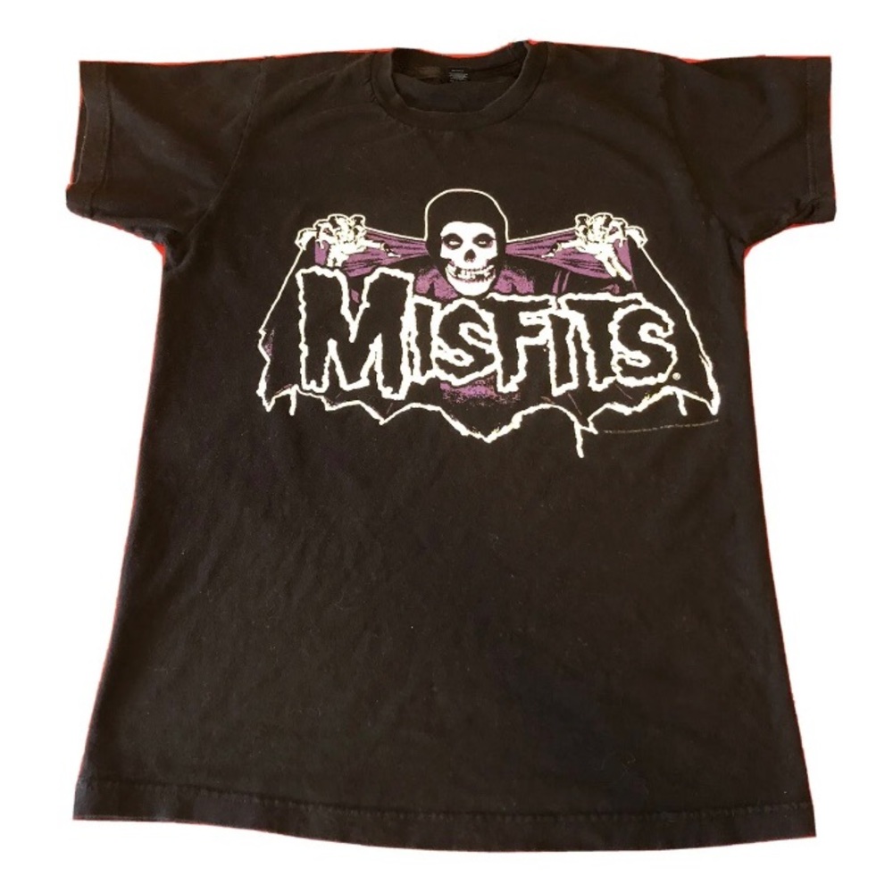 2016 THE MISFITS Mens Shirt Size Small Punk Rock Band Music Skeleton Hard Core